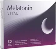 Melatonin Vital tilskudd for søvn i boks