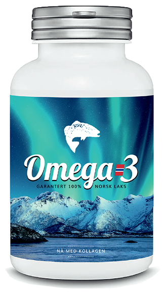 Super Omega 3 with Collagen kombinasjonstilskudd i boks